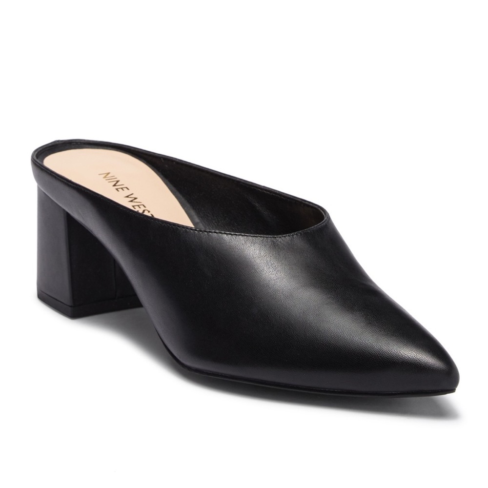 Nine West Black Helmer Mule